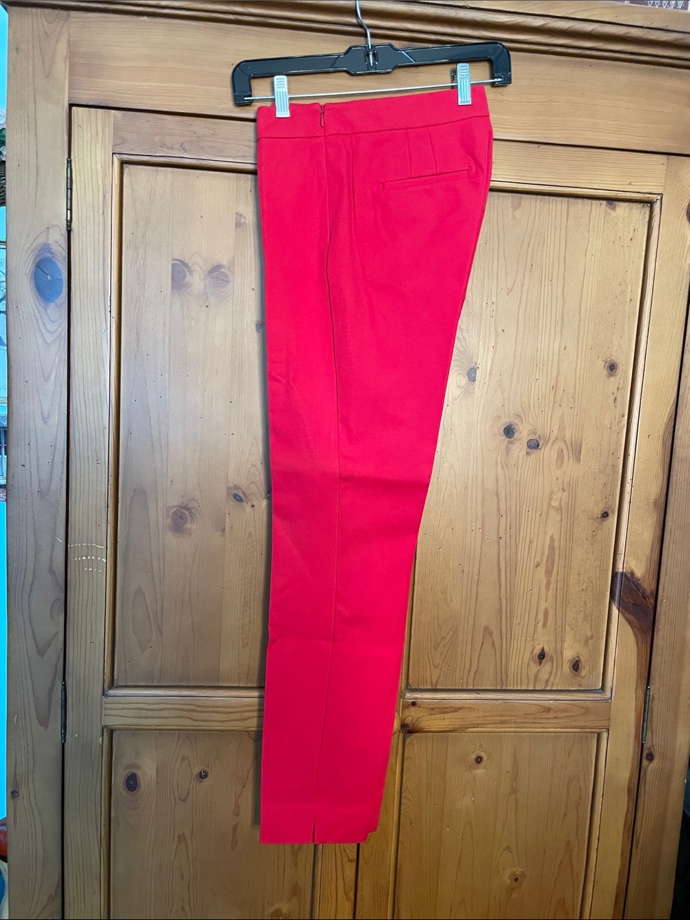 Talbots Chatham Red Ankle Dress Pants